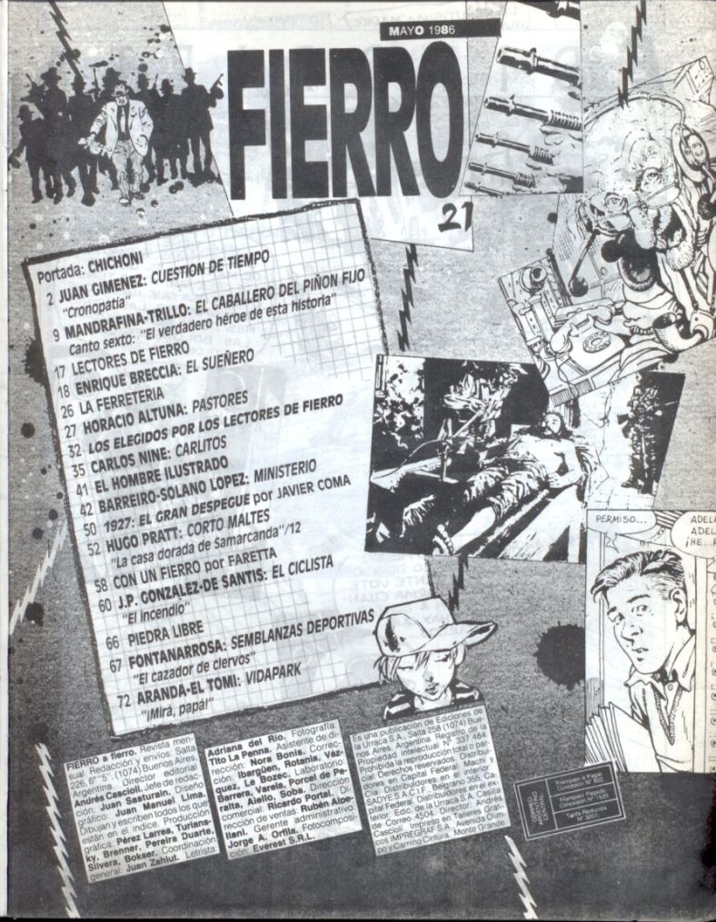 Revista Fierro #21- Mayo 1986